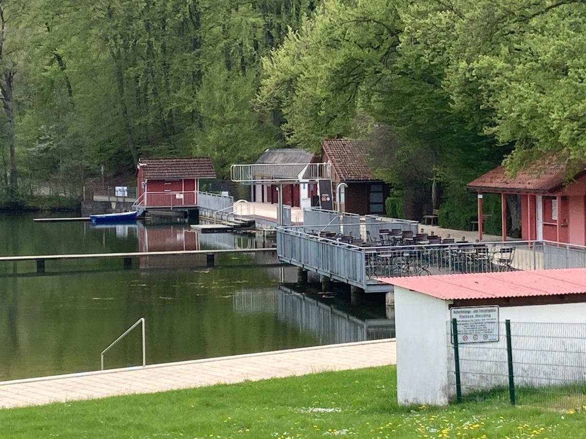 Waldseechalet Julius - Wemding المظهر الخارجي الصورة